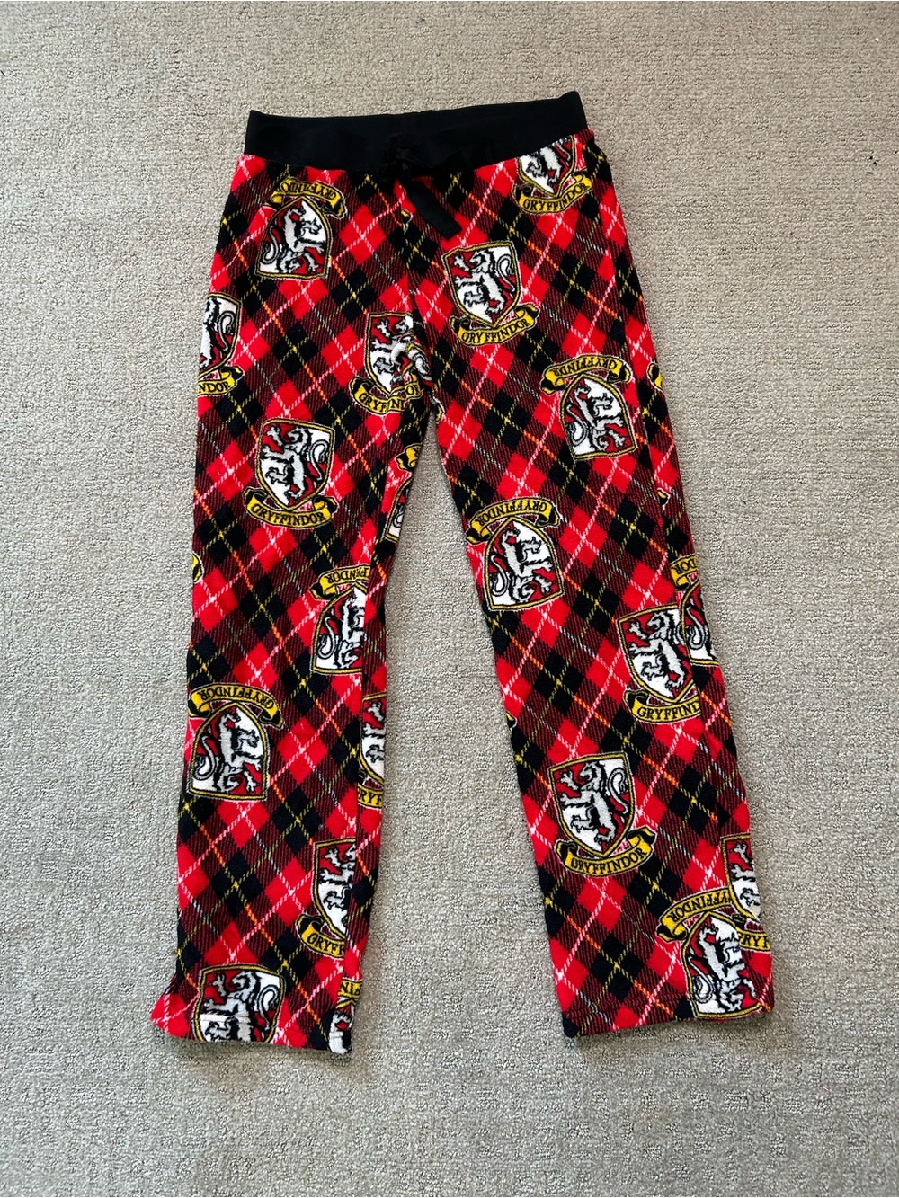 Harry Potter Women's Gryffindor  Fleece Pajama Bottom Lounge Pants Size X-Large